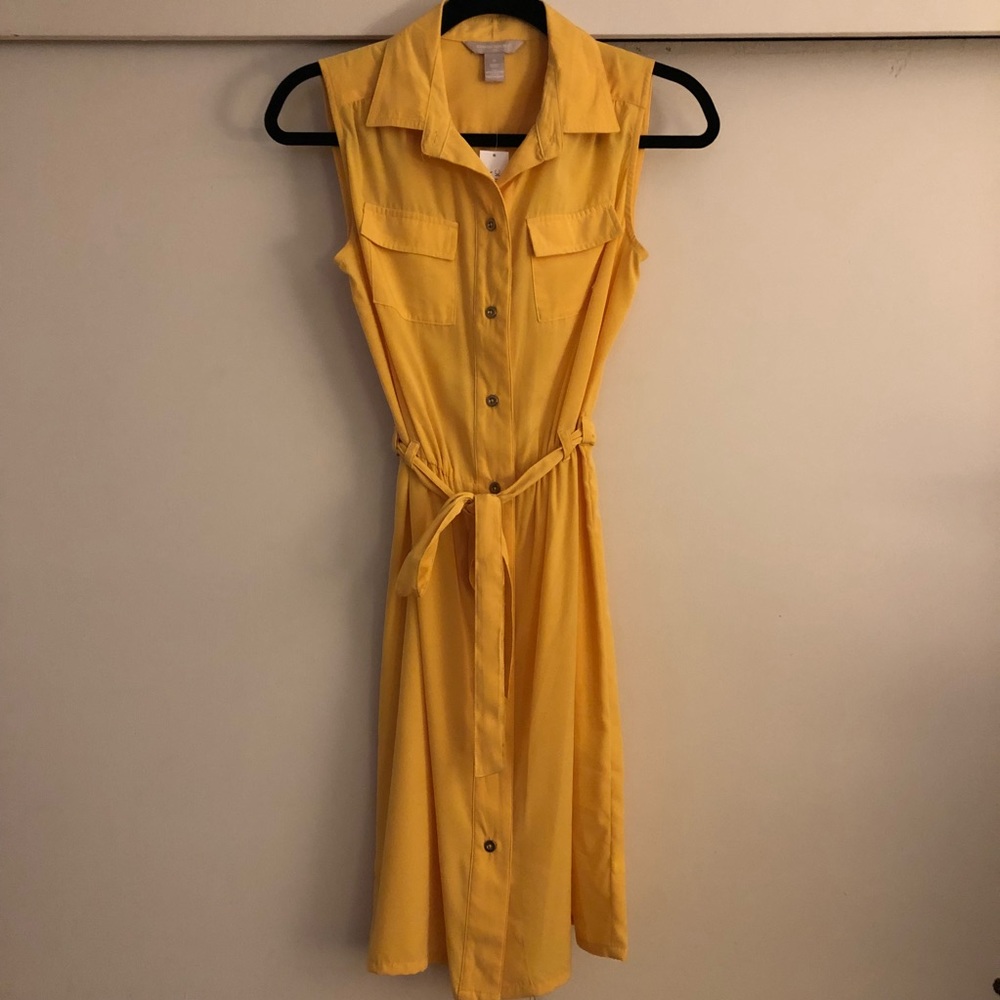 Banana Republic belted shirt dress size 0